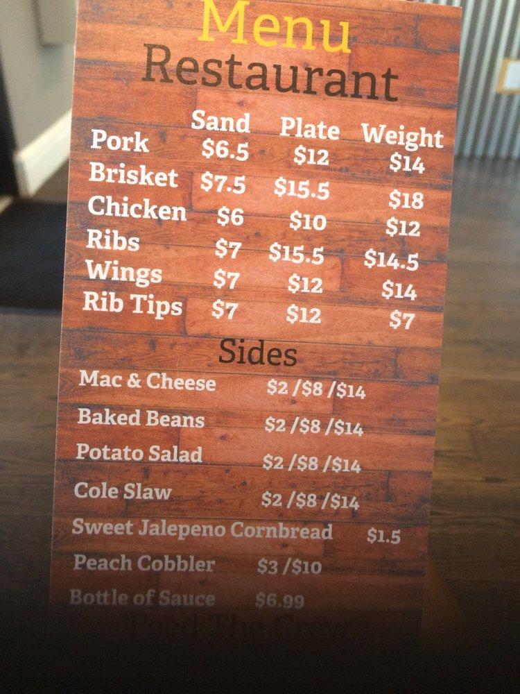 Menu at Just Q'in BBQ, Cincinnati