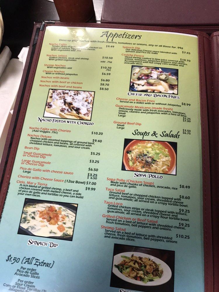 Menu at El Patio Mexican Grill & Cantina restaurant, Enid