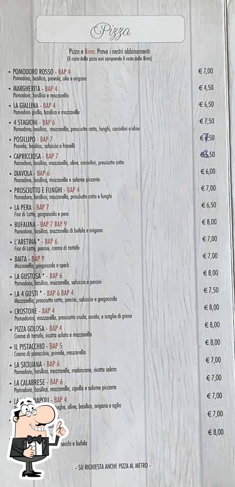 Pomodoro Rosso pizzeria Arezzo Menu e recensioni del ristorante