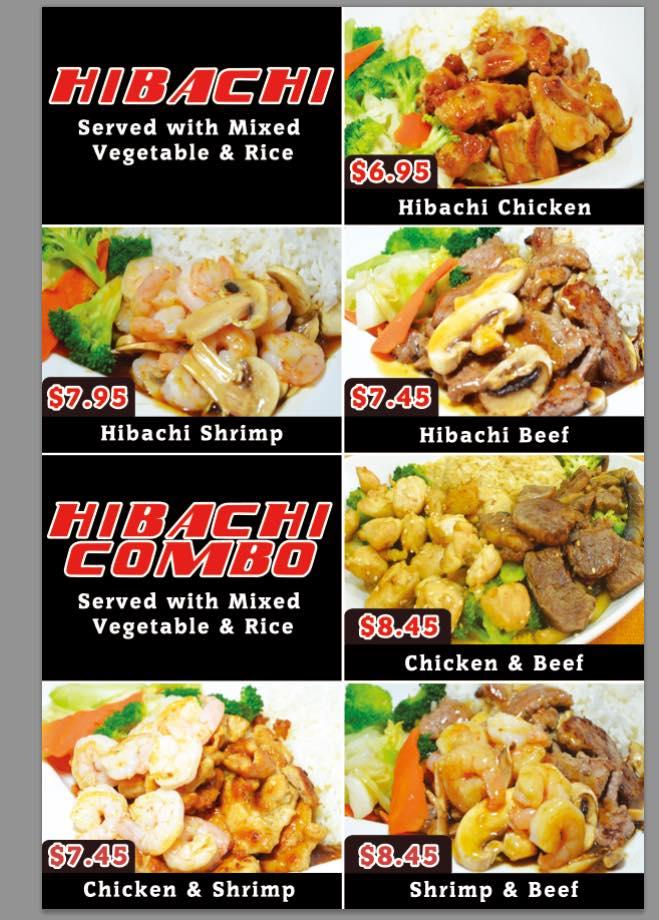 Carta del restaurante Ginger Sushi Burrito, Mentor