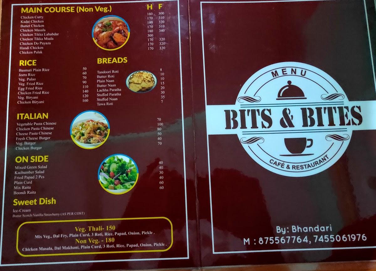 menu-at-bits-bites-cafe-restaurant-dehradun