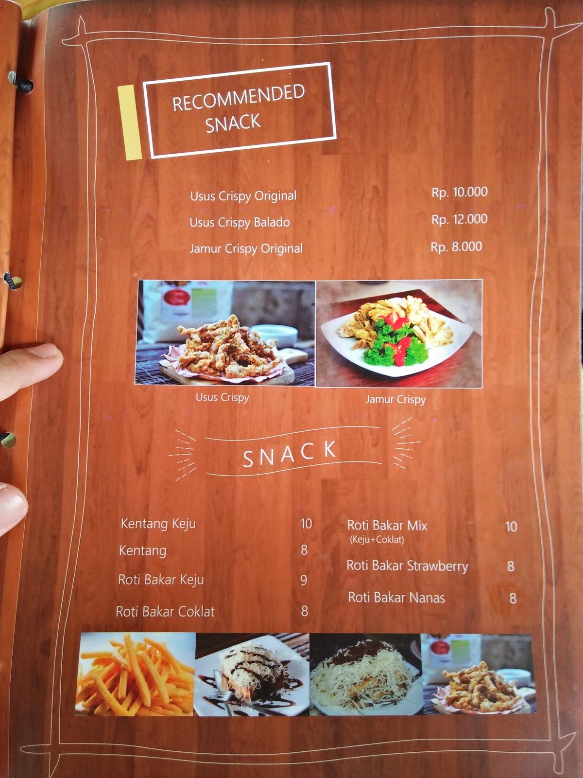 Menu at Lesehan Gazebo restaurant, Bajang