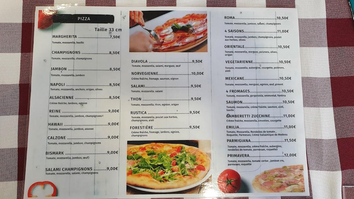 Menu au Lady Lasagna restaurant, Wissembourg