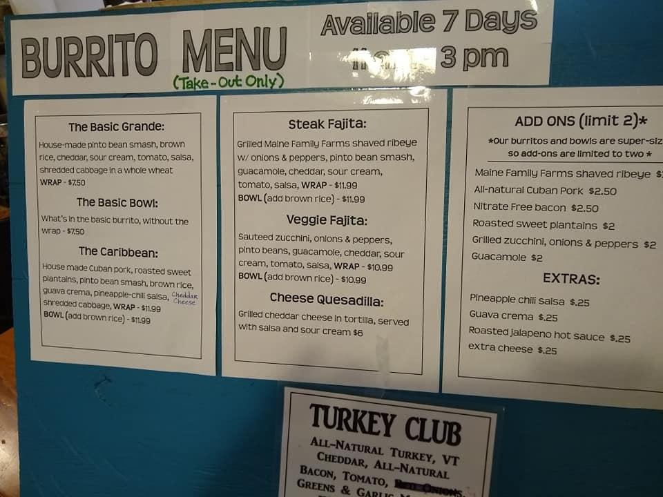 Menu at Petersham Country Store cafe, Petersham
