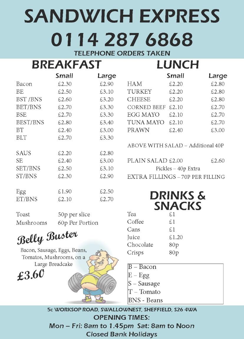 menu-at-sandwich-express-fast-food-sheffield-5c-worksop-rd