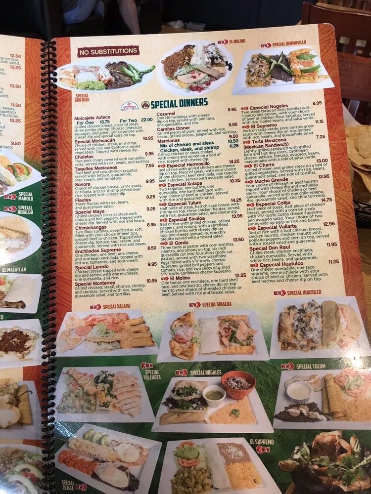 Menu at El Pueblito Mexican Restaurant, Eton, 79 GA286