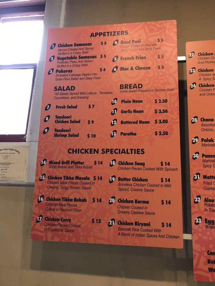 Menu at Four Corners Restaurant, Torrington