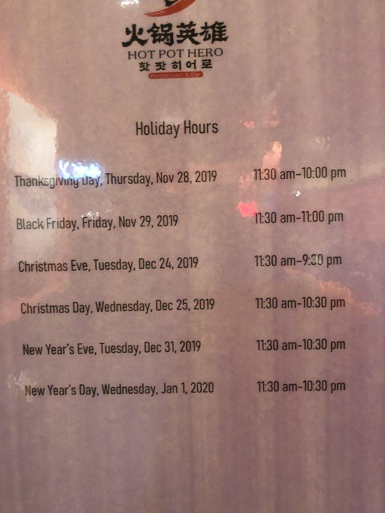 Menu at Hot Pot Hero Gaithersburg restaurant, Gaithersburg, 100