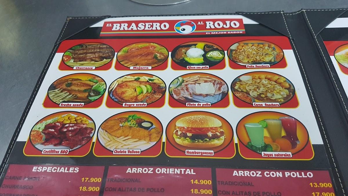 Menu At El Brasero Al Rojo Restaurant Bogot Cl