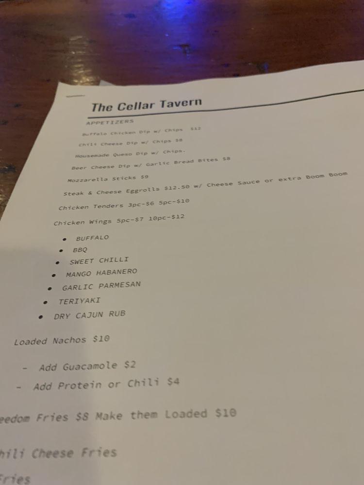 Menu at Lynch's Tavern pub & bar, Abington