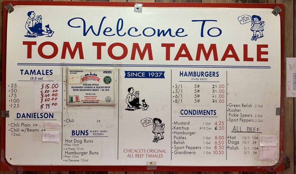 Tom Tom Tamale & Bakery Co in Chicago Restaurant menu and reviews