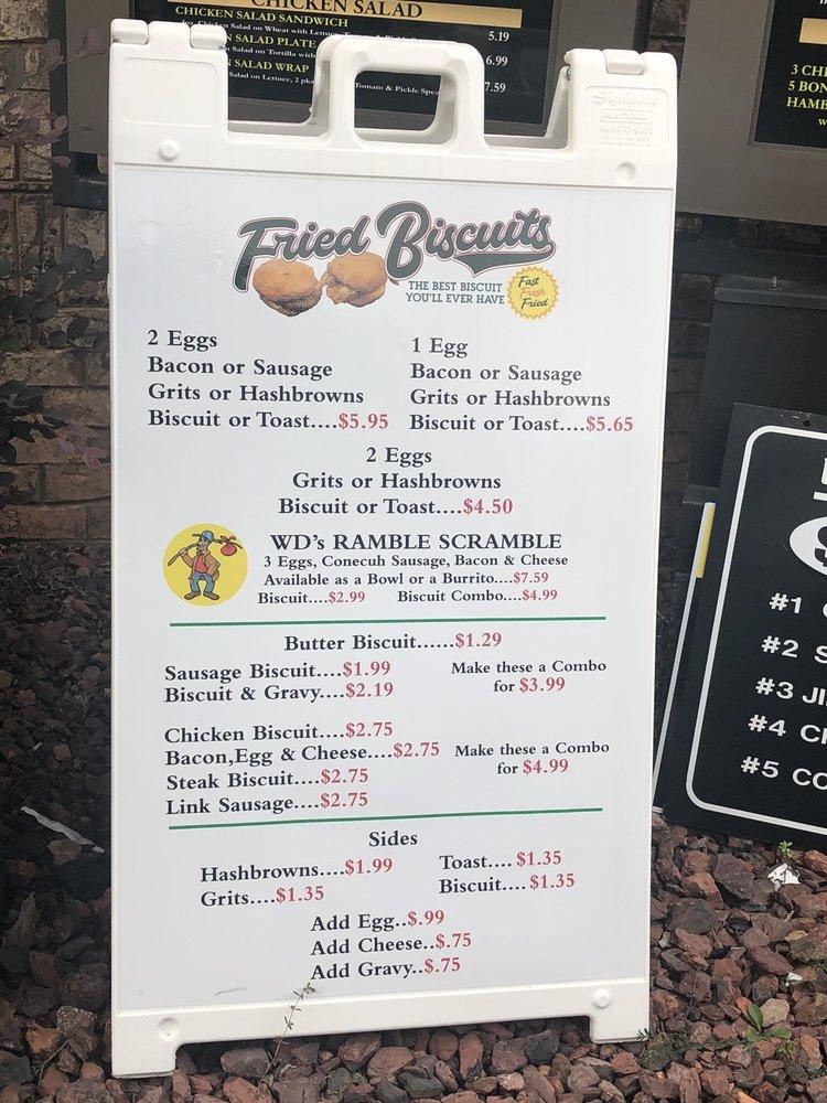 Menu at Jim Bob's Chicken Fingers restaurant, Opelika, Frederick Rd