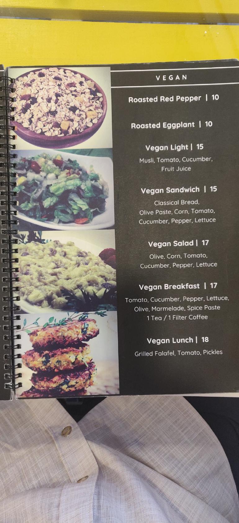 Menu at Cafe Berry, Istanbul, Ömer Hayyam Cd. No 22/A