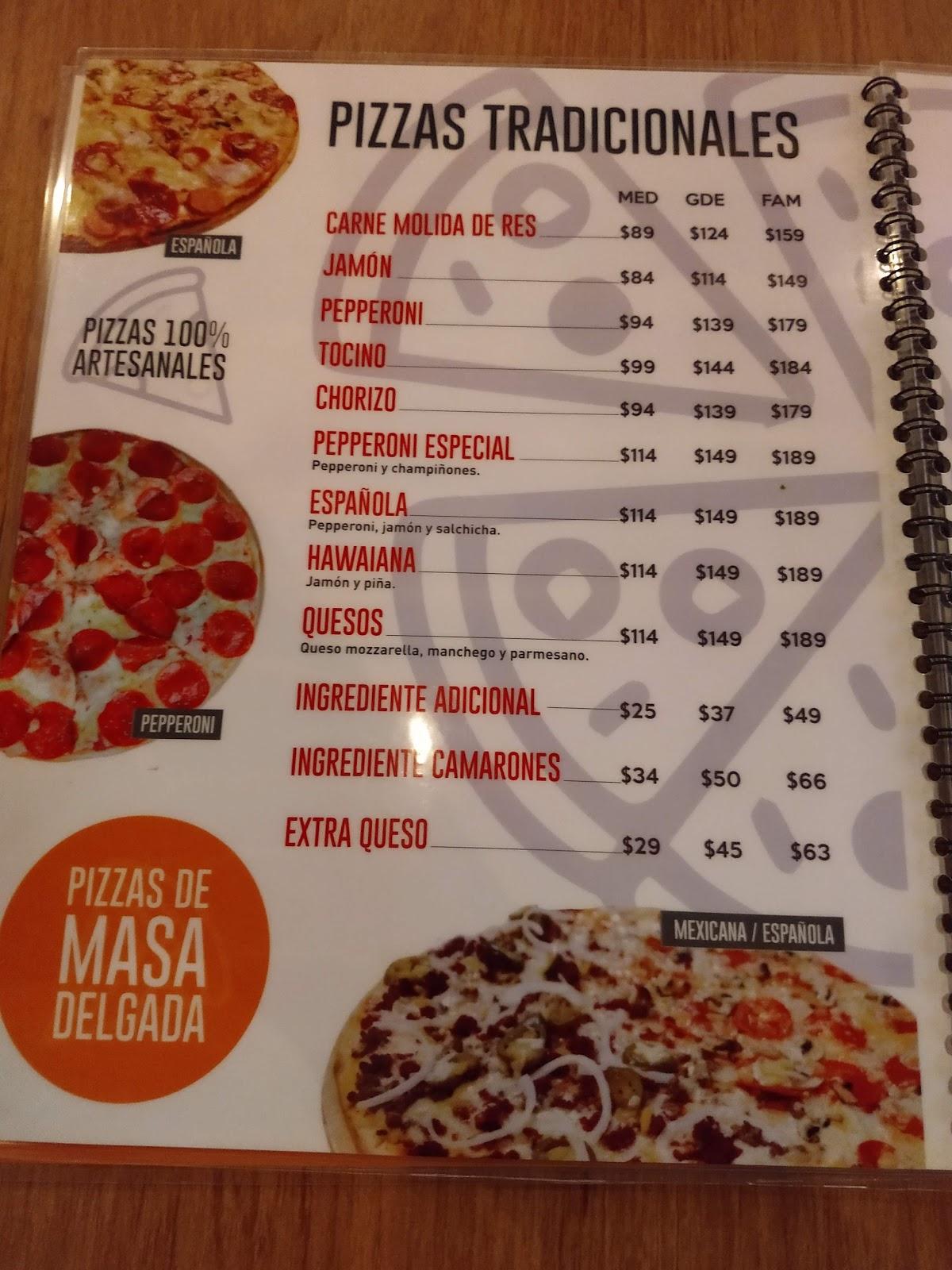 Carta del restaurante Focaccia, Wings And Beer, Santiago Tianguistenco