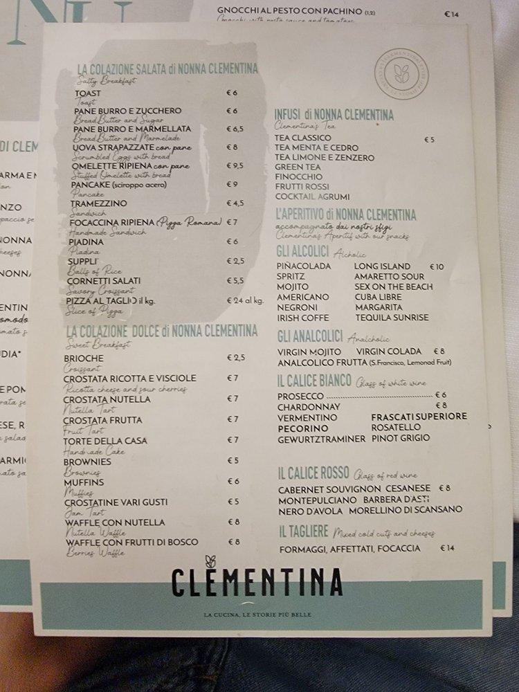 Menu di Ottavio Pizza e Spaghetti 