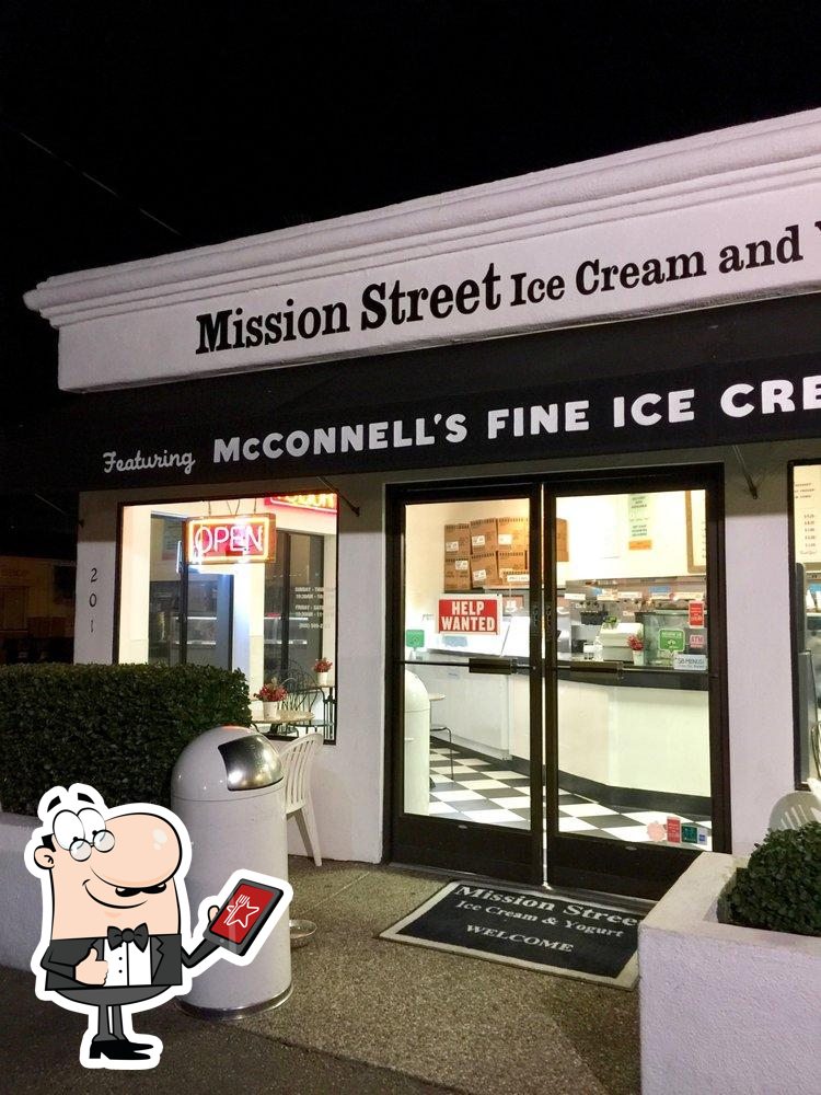 Mission Street Ice Cream & Yogurt featuring McConnell's Fine Ice Cream