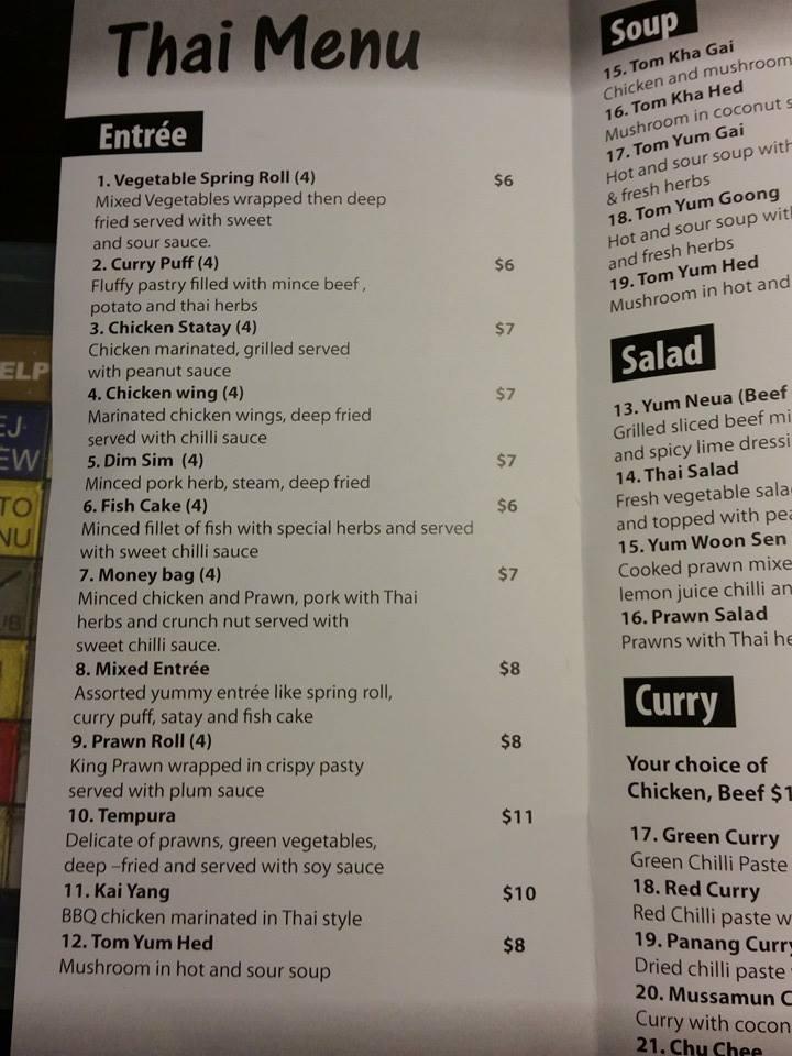 Menu at Good Catch Cafe PTY Ltd., Bathurst