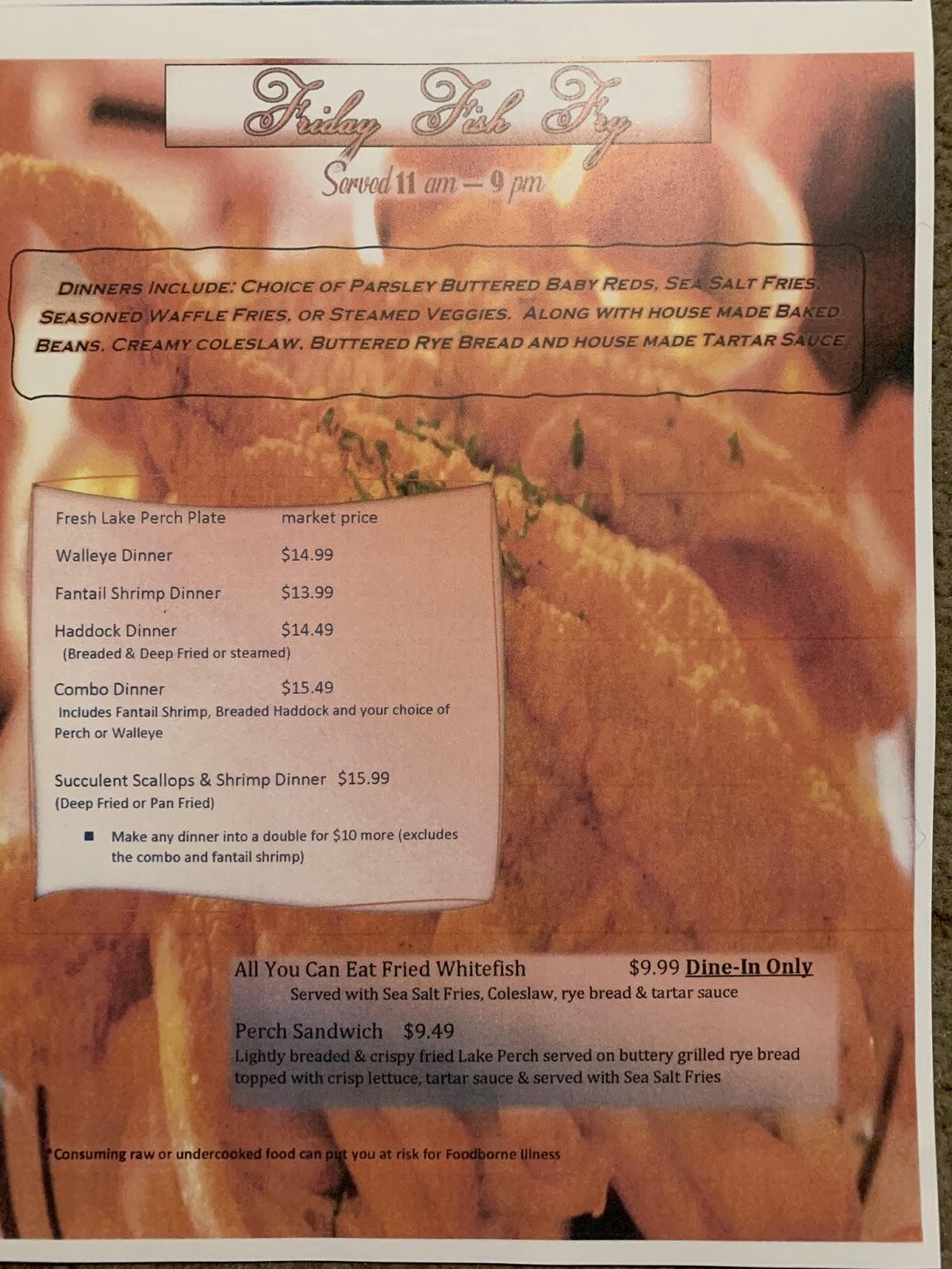 Menu at Gordy's Pub and Grill, Maribel