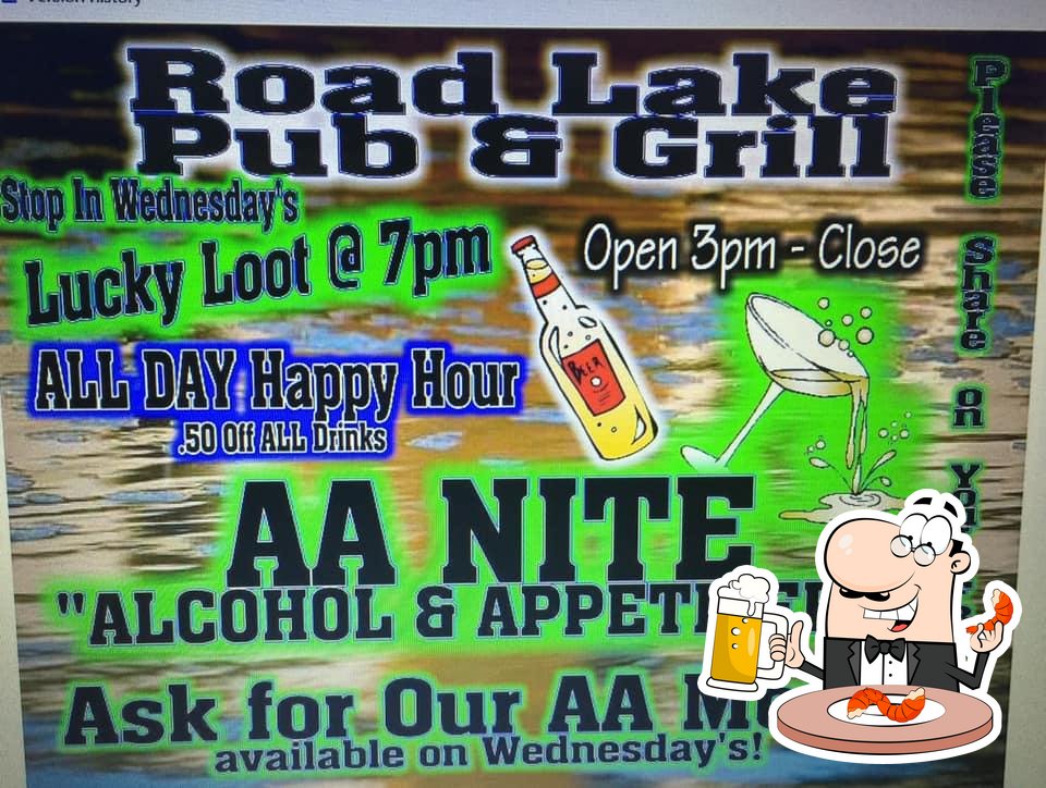 Road Lake Pub & Grill in Tomahawk Restaurant menu and reviews