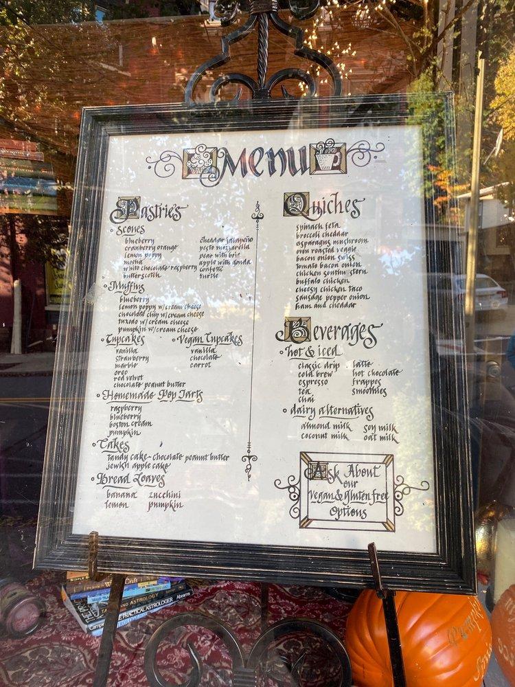 Menu at Mugglets Mug cafe, Jim Thorpe