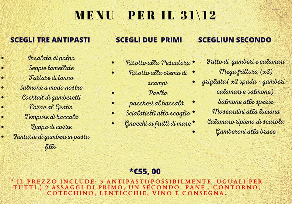 Menu di Ristorante Fonte Meravigliosa Ciopa Blu 