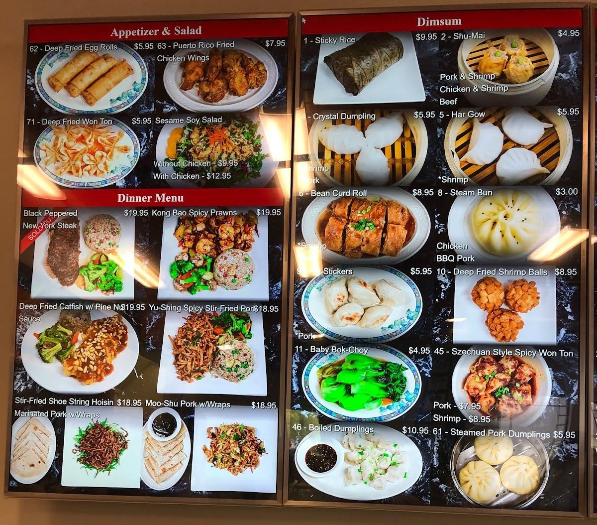 Menu at Charlie's Bakery & Chinese Restaurant, Anchorage