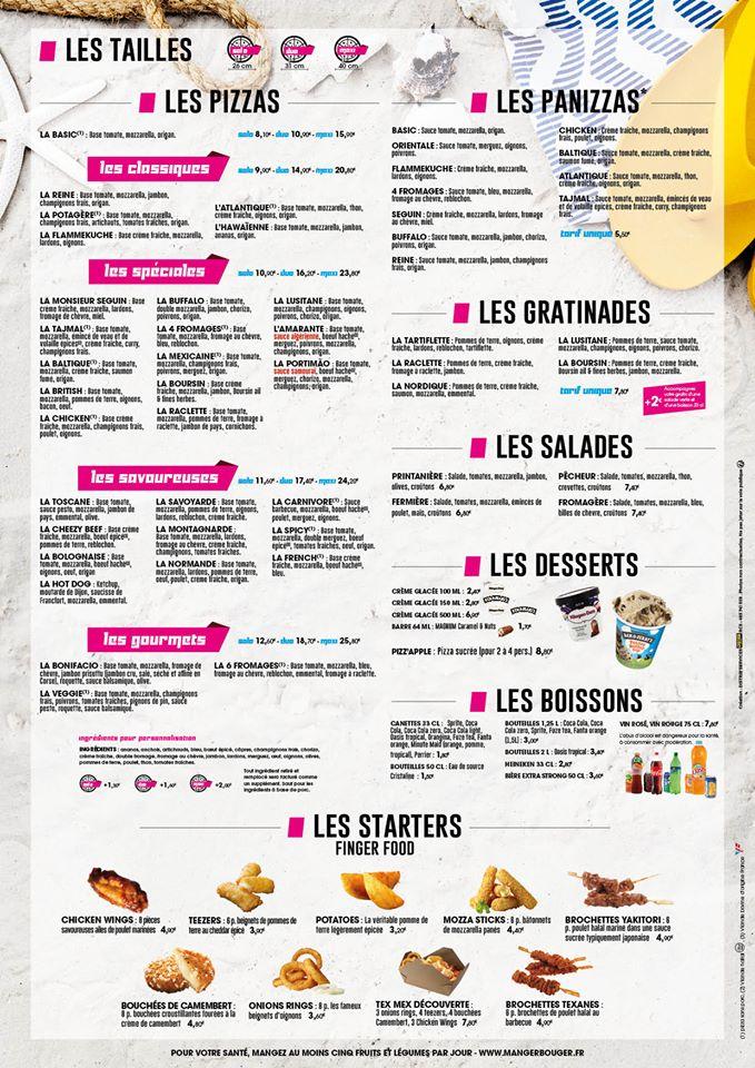 Menu de Allo Pizza 30