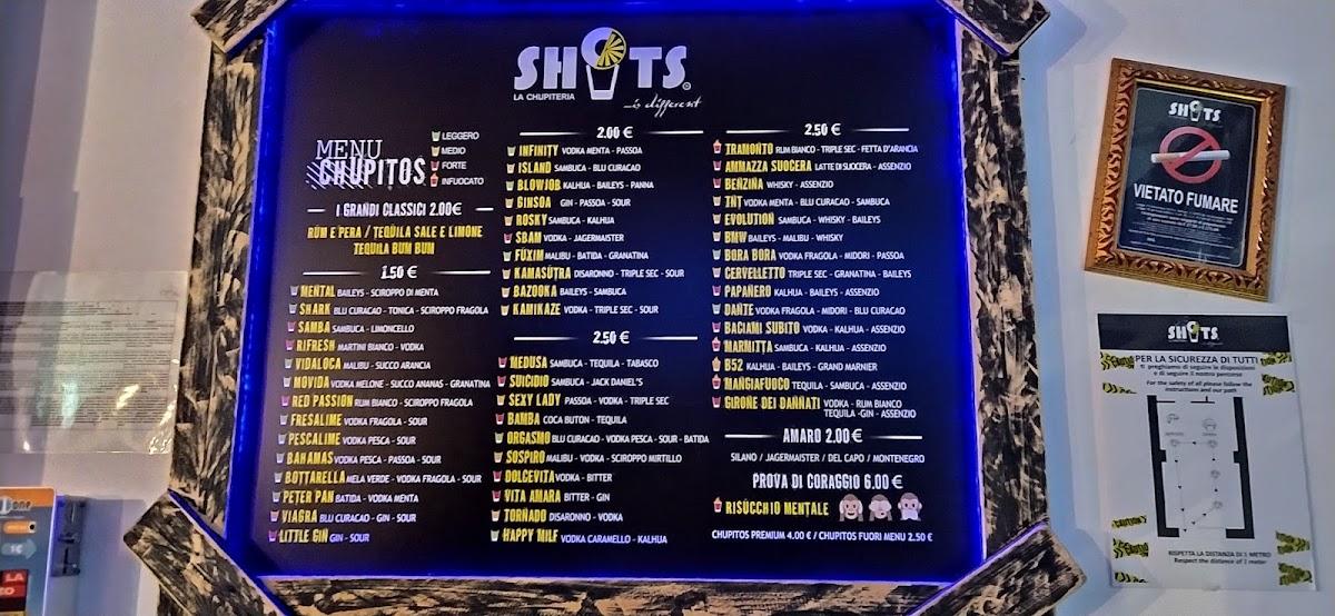 Menu di Shots 