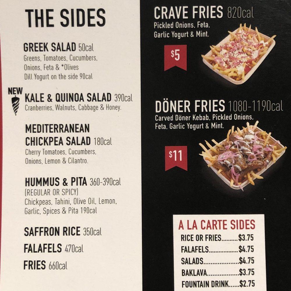 Carta del restaurante The Kebab Shop, Irvine, Culver Dr