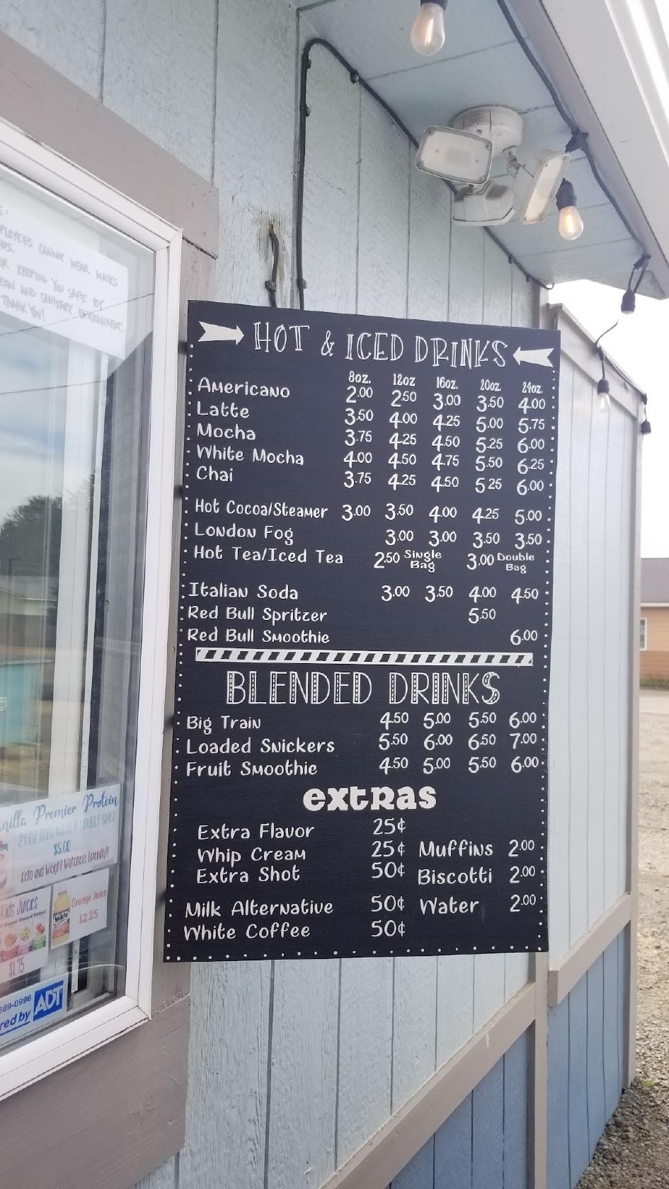 Menu at Capt'n Jack's, Westport