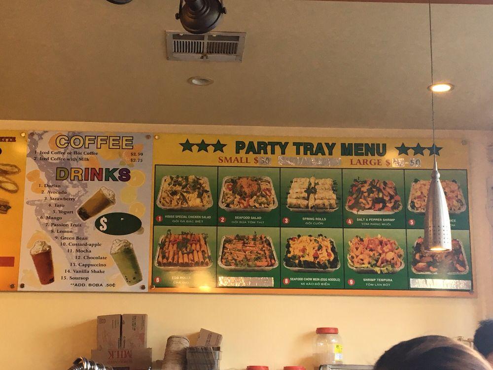 Menu at Boba Tea House pub & bar, Long Beach