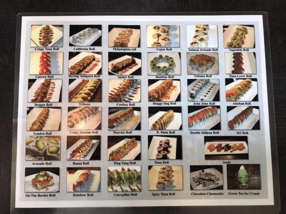 Menu at Bamboo House restaurant, Bonham