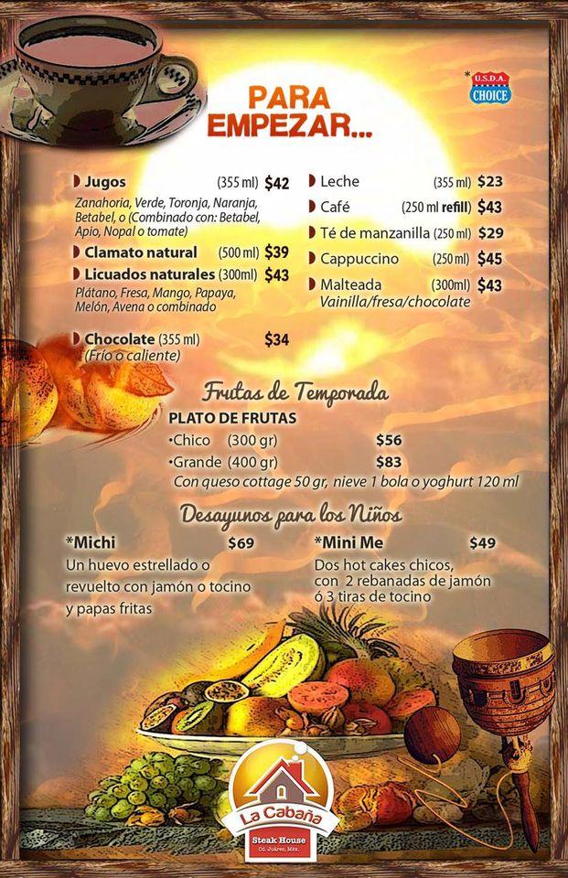 Restaurant la Cabaña, Ciudad Juarez, Calle Puente Alto 10015 - Restaurant  menu and reviews