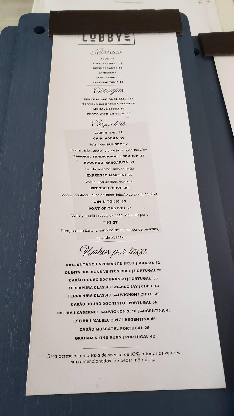 Menu at O Lagar Culinária Portuguesa restaurant Santos