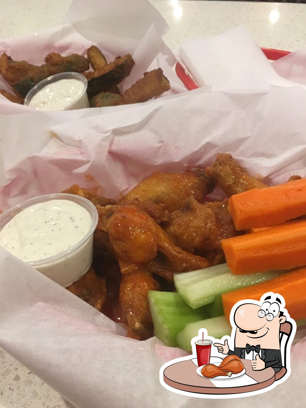 Hot Wings Cafe, 4609 Van Nuys Blvd in Los Angeles Restaurant menu and