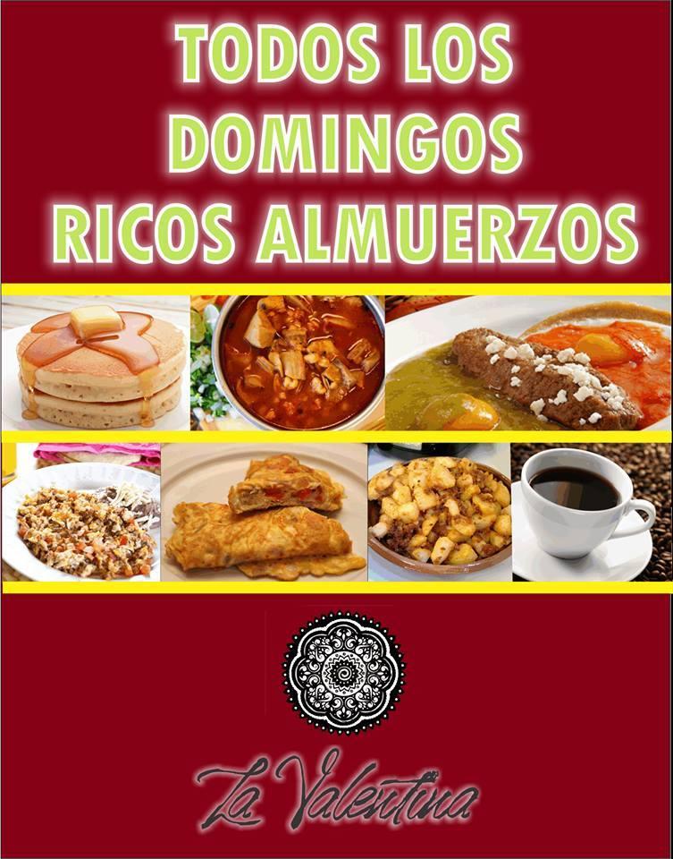 Menu at La Valentina Restaurant, Nueva Rosita, Queretaro 28 Col. Zaragoza