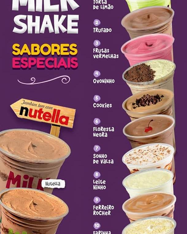 Menu at Milkshake Mix Mariana restaurant, Mariana