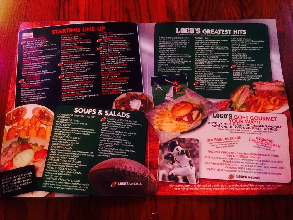 Menu at Logo's Sports Bar & Grill, Cincinnati