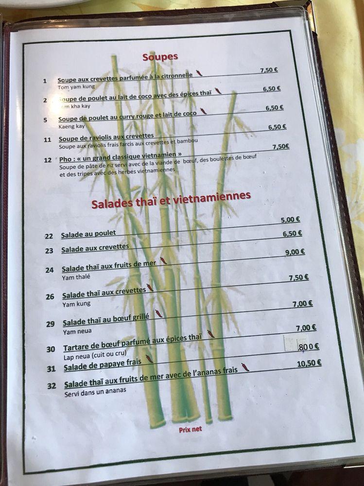 Menu au Le Palais De Savigny restaurant,