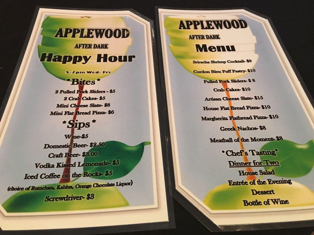 Menu at AppleWood Eatery & Espresso Bar, Escanaba