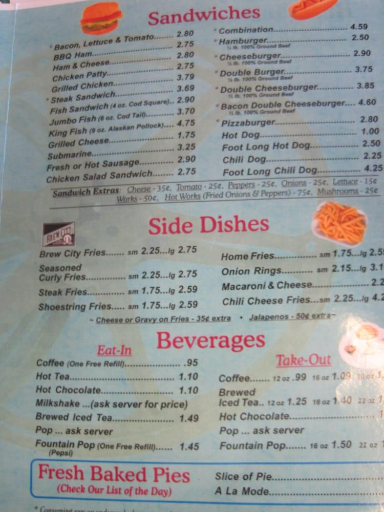 Menu at SeeMor's AllStar Grill restaurant, Normalville