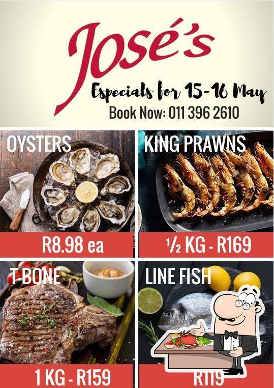 Jose's Taverna And Oyster Bar Edenvale, Edenvale Restaurant menu and reviews