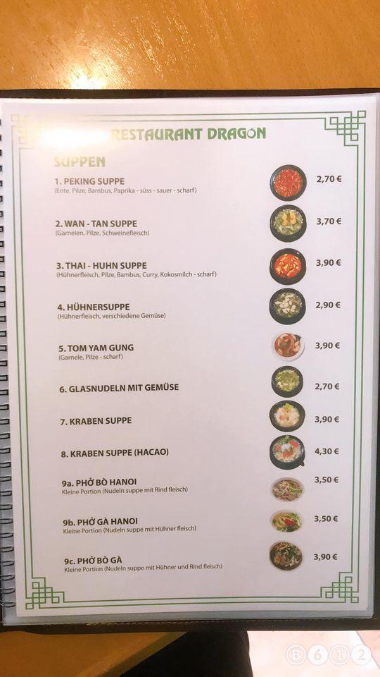 Menu at Restaurant Dragon 99, Česká Kubice