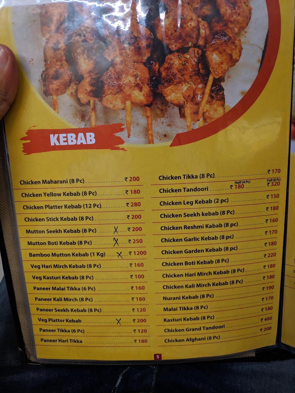 Menu at Champaran Meat House,Dhanbad, Dhanbad, Krishna Tower