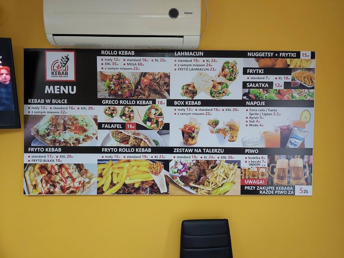Menu at Lezzet Kebab Fresh&Hot, Kamień Pomorski