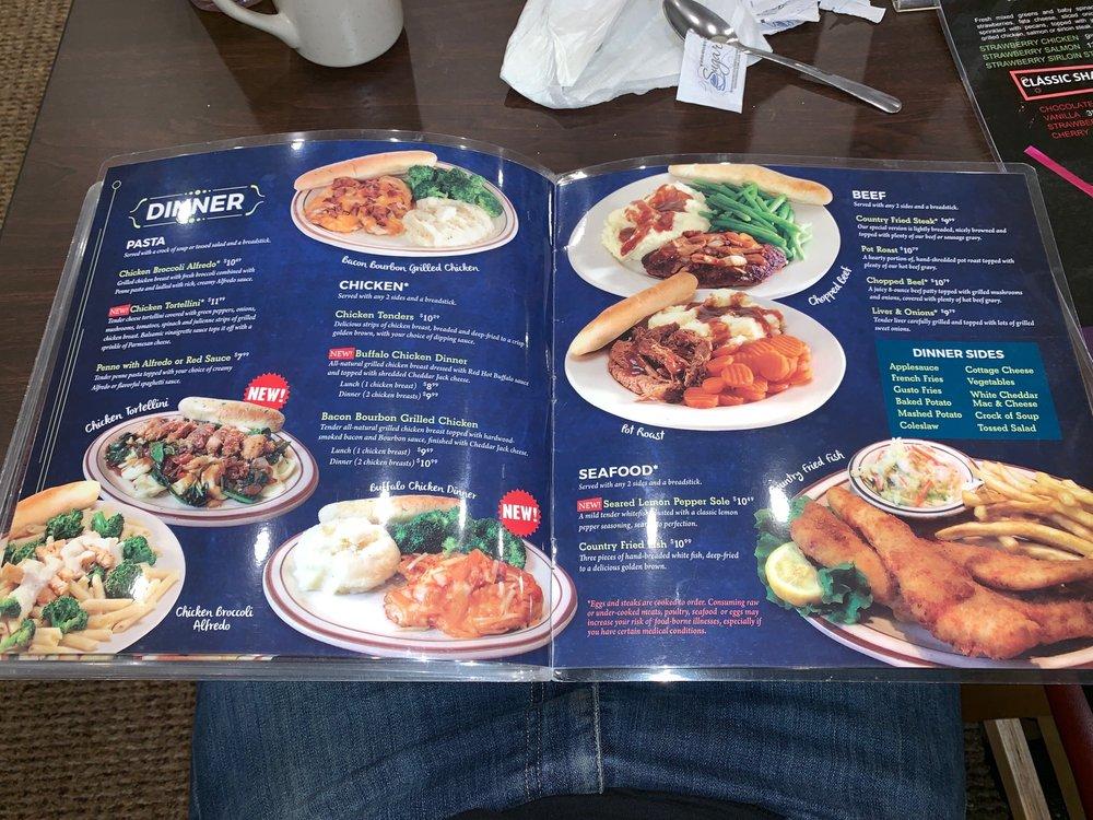 Menu at Valley Dairy Restaurant, Belle Vernon