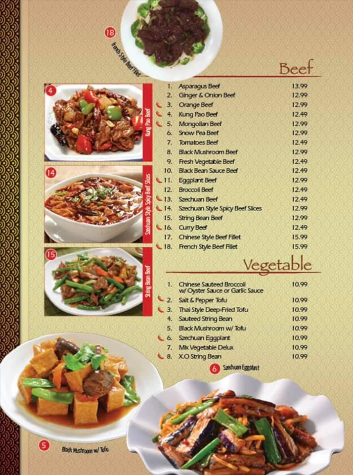 Menu At Four Seasons Chinese Restaurant, Clovis