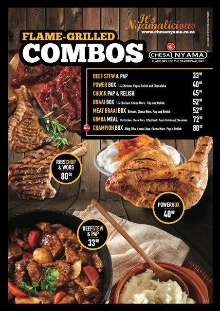 Menu at None at all restaurant, South Africa