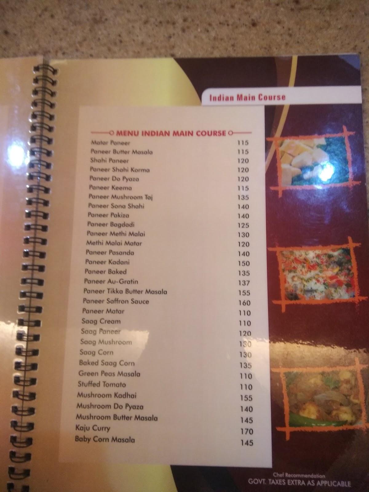 Menu at Kaveri Restaurant, Ranchi, Circular Rd