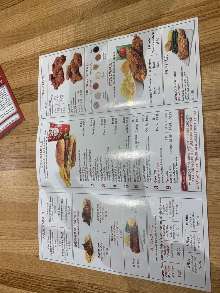 Menu at La Rosa Chicken & Grill Sea Girt restaurant, Sea Girt, NJ35